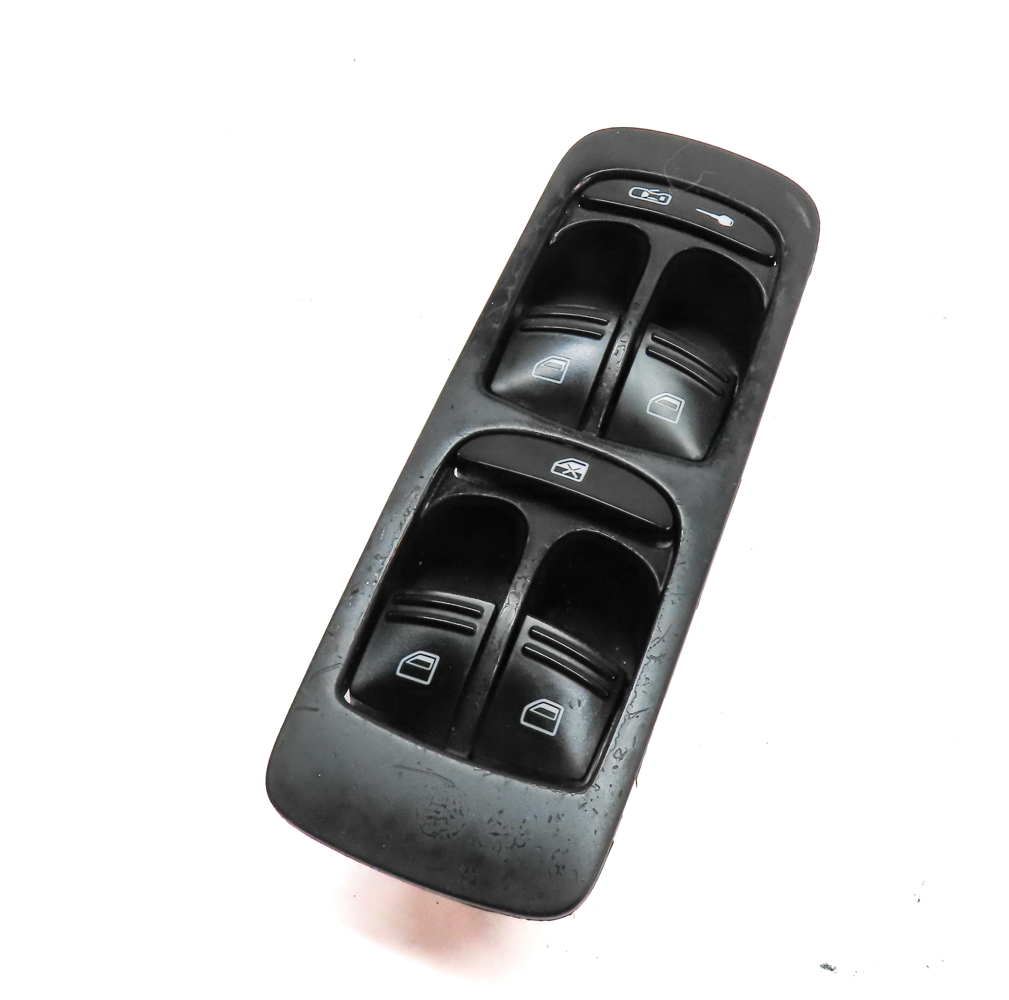 03-10 PORSCHE CAYENNE 955 957 LEFT FRONT DRIVER DOOR WINDOW SWITCH (BLACK) — exact item pictured